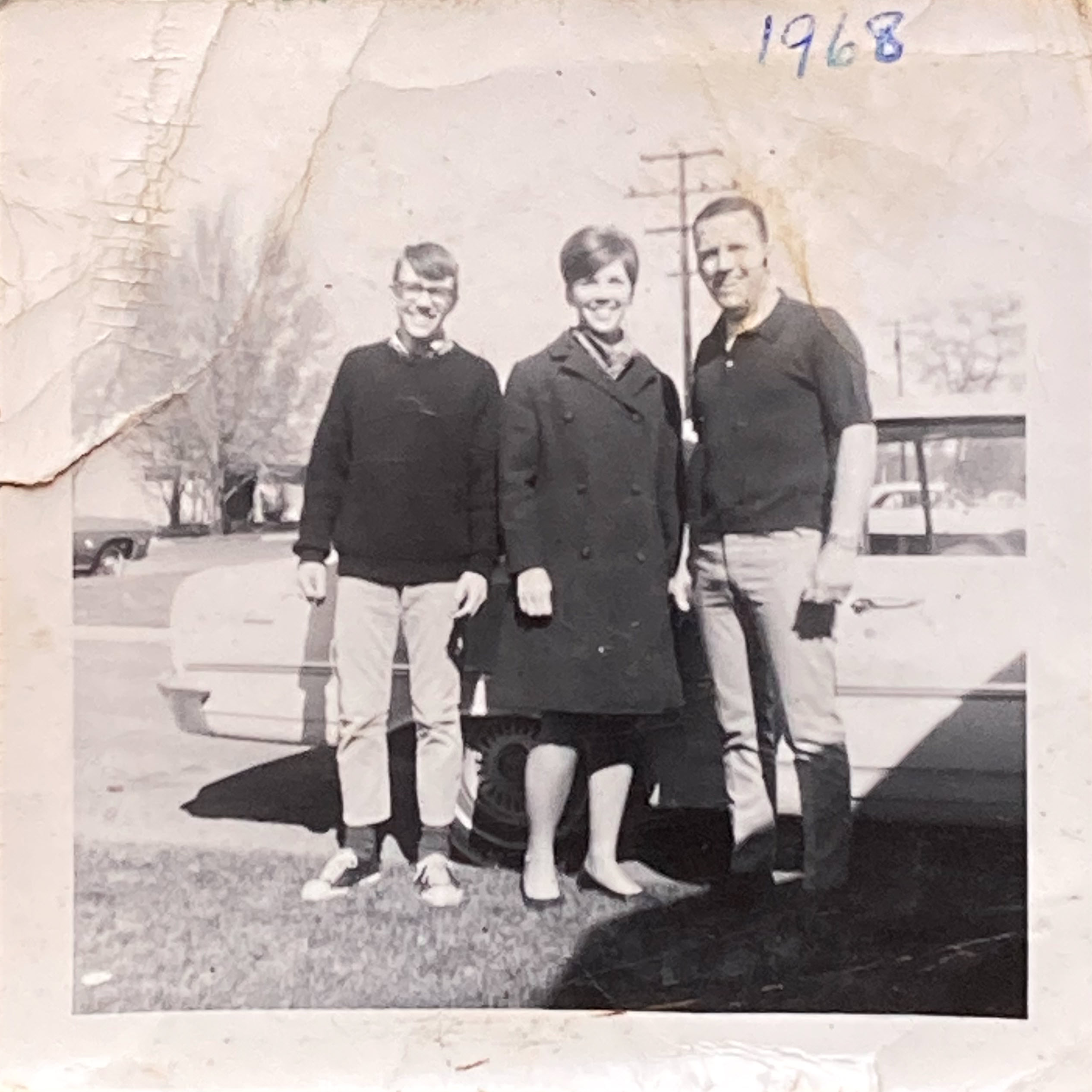 Bobby, Susan, and Mike in the spring of 1968.