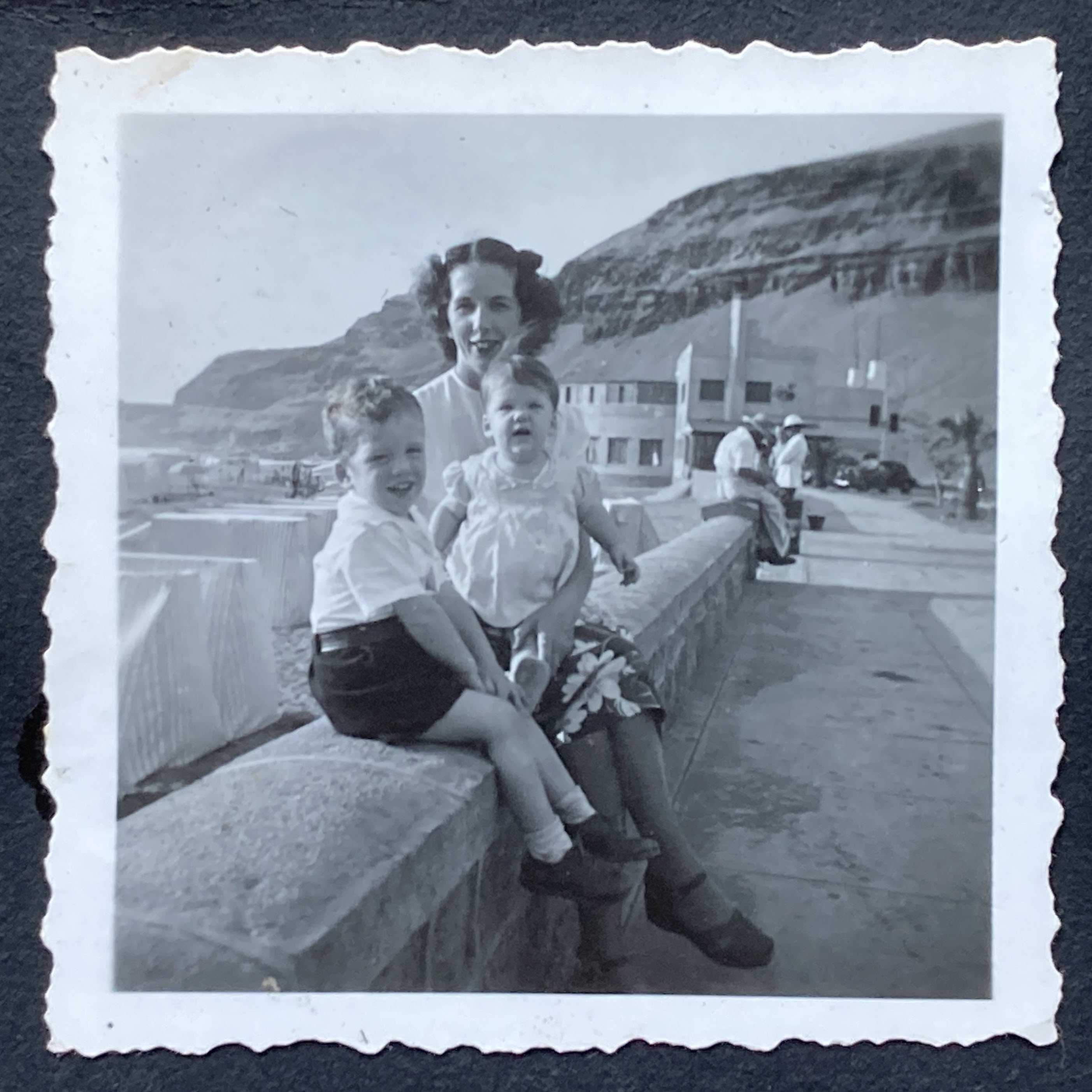 Mom, Bobby, and Susan in Peru.