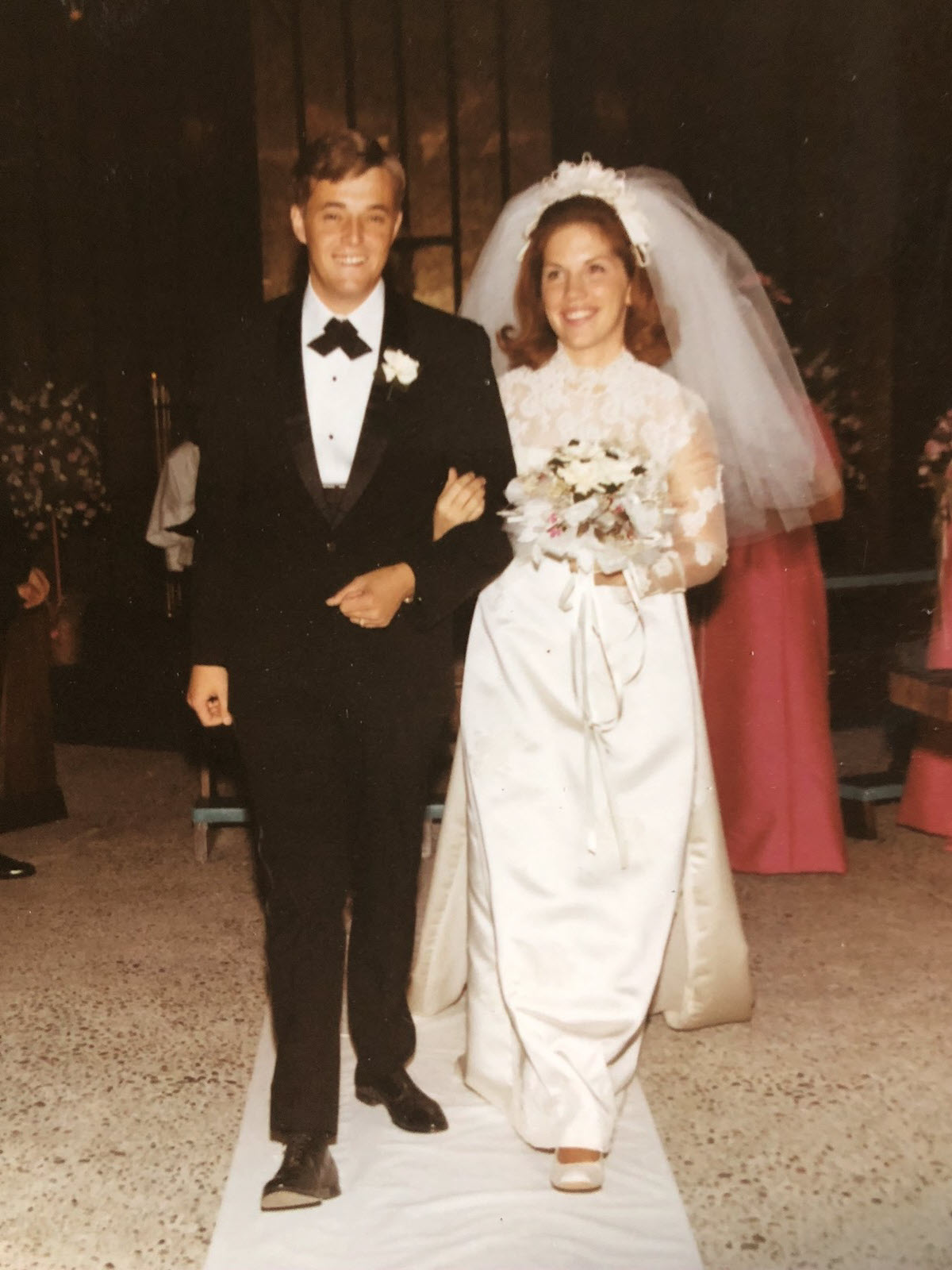 Susan's wedding in 1969.